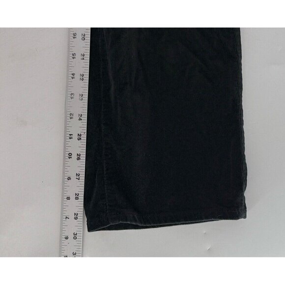 Talbots Plus Size‎ Black High-Waist Straight-Leg Curvy Corduroy Pants Sz 18W - Picture 9 of 9